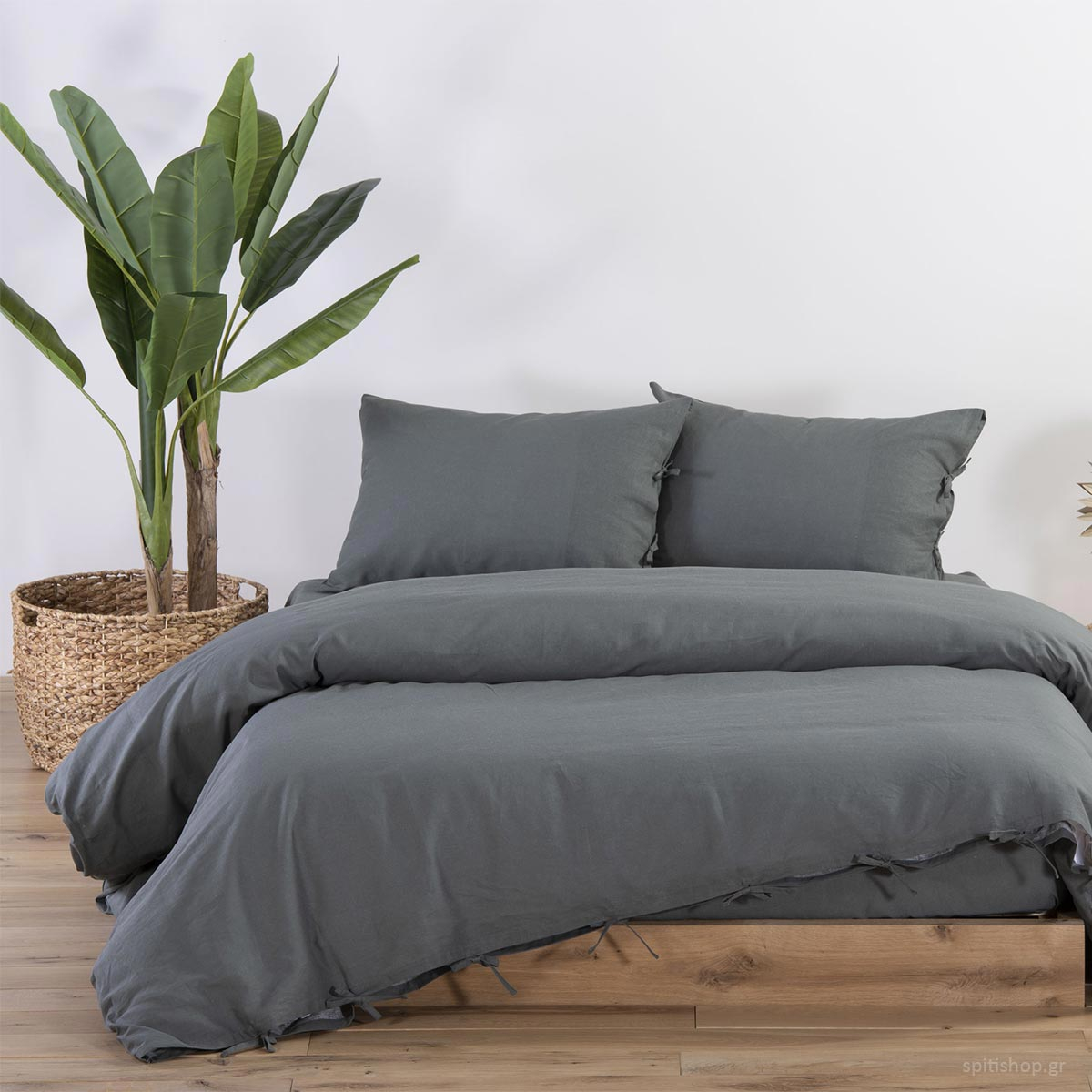 Παπλωματοθήκη Μονή (160x220) Nef-Nef Homeware Cotton Linen