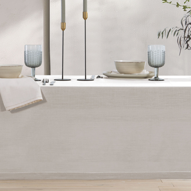 Τραπεζομάντηλο Ροτόντα (Φ180) Nef-Nef Homeware Steady Ecru