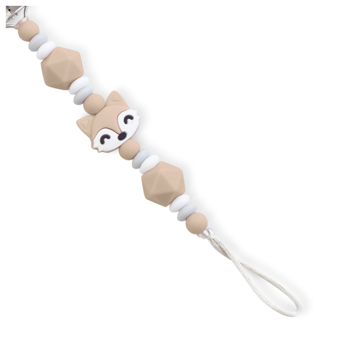 Κλιπ Πιπίλας Saro Foxy Beige 14378 Home Βρεφικά Πιπίλες Spitishop
