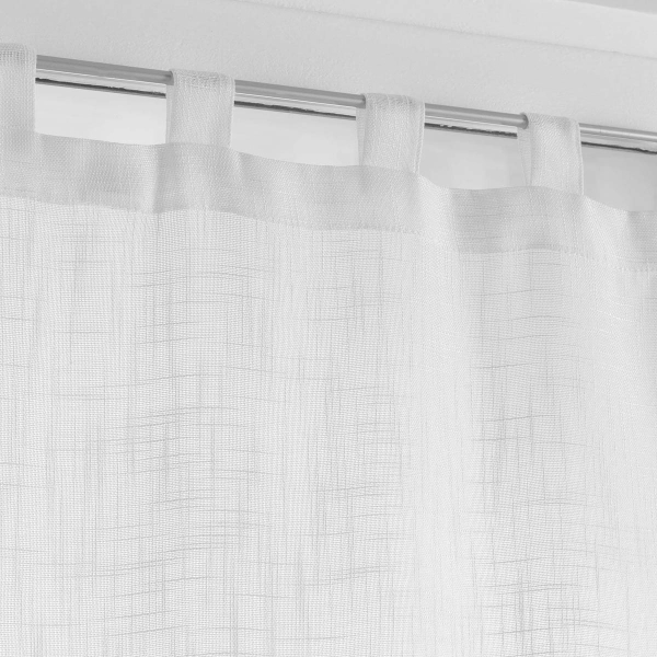 Σετ Κουρτίνες Παραθύρου (60x90) L-C Με Τιράντες L-C Haltona White 1625234