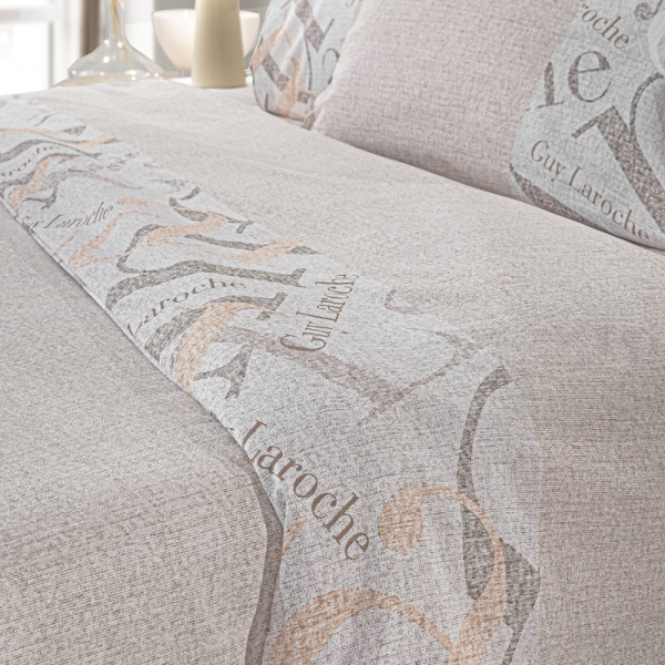 Σεντόνια Υπέρδιπλα (Σετ) Guy Laroche Passport Beige