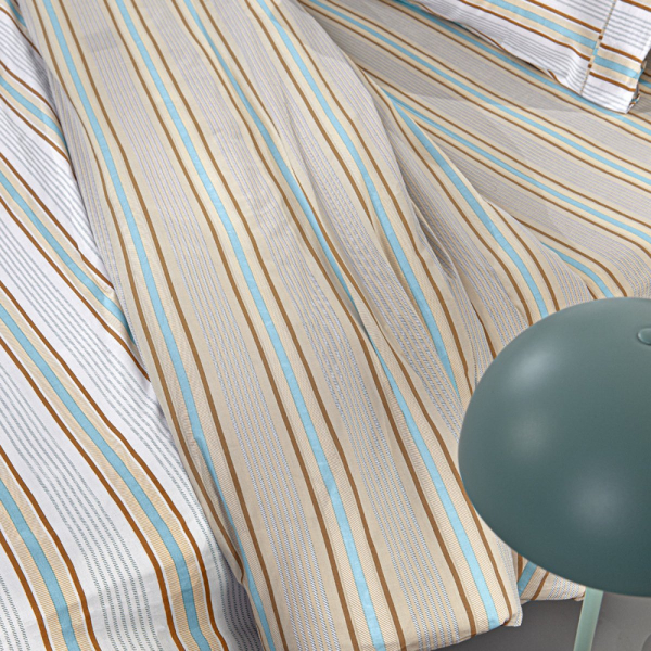 Σεντόνια King Size (Σετ) Guy Laroche Pinstripe Natural