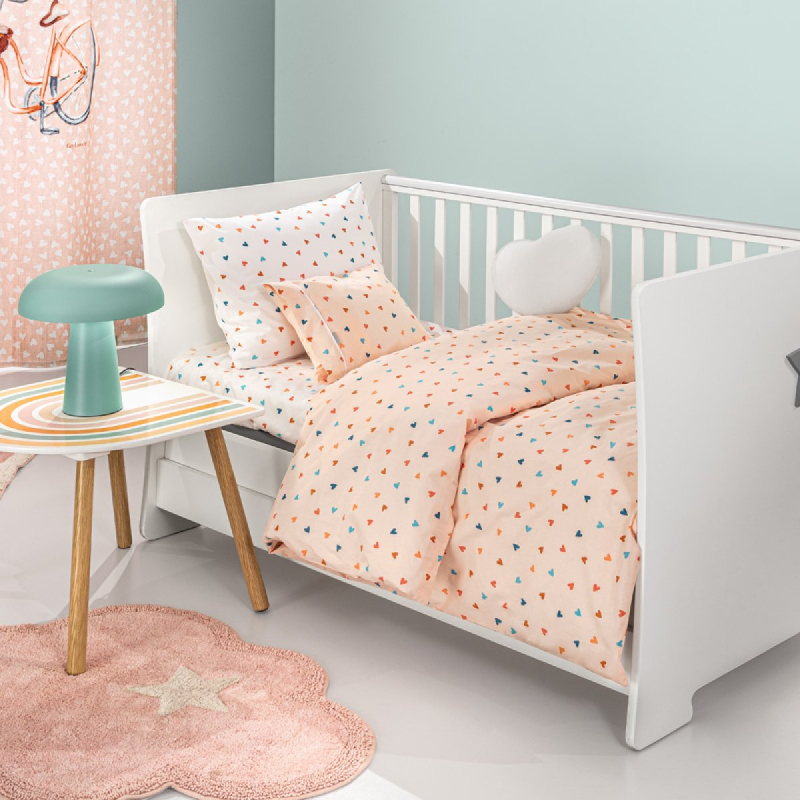 Σεντόνια Κούνιας (Σετ) Guy Laroche Amore Salmon