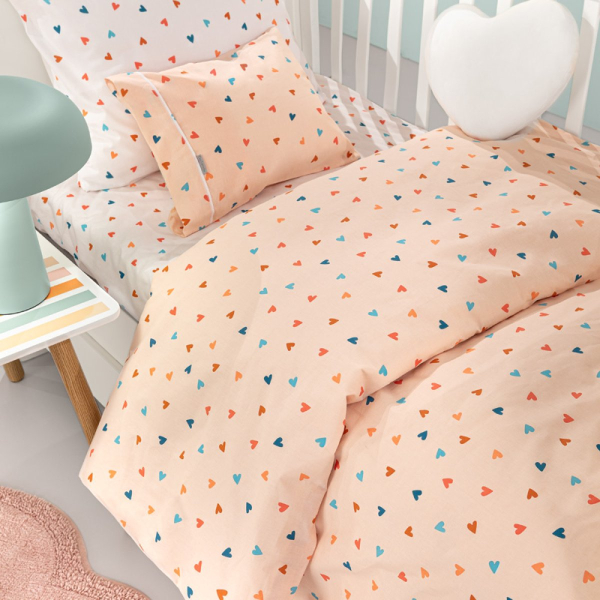 Σεντόνια Κούνιας (Σετ) Guy Laroche Amore Salmon