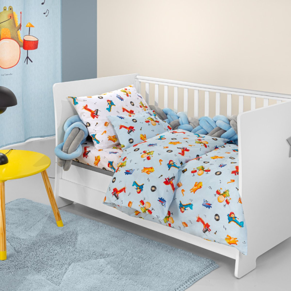 Σεντόνια Κούνιας (Σετ) Guy Laroche Band Sky