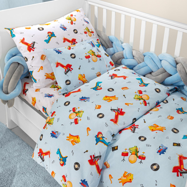 Σεντόνια Κούνιας (Σετ) Guy Laroche Band Sky