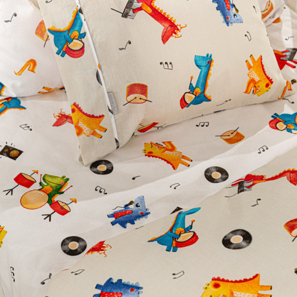 Σεντόνια Κούνιας (Σετ) Guy Laroche Band Natural