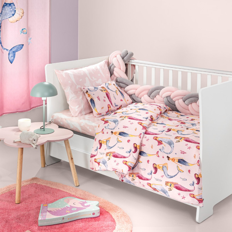 Σεντόνια Κούνιας (Σετ) Guy Laroche Merida Pink