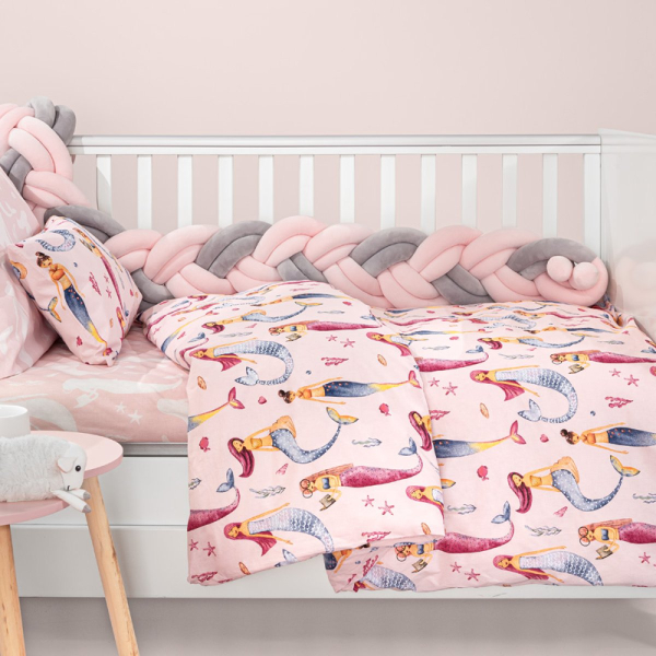 Σεντόνια Κούνιας (Σετ) Guy Laroche Merida Pink