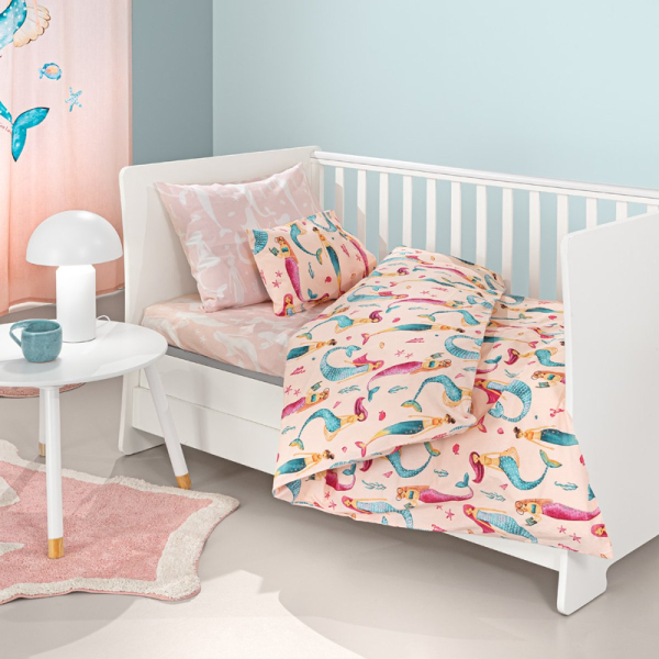 Σεντόνια Κούνιας (Σετ) Guy Laroche Merida Salmon