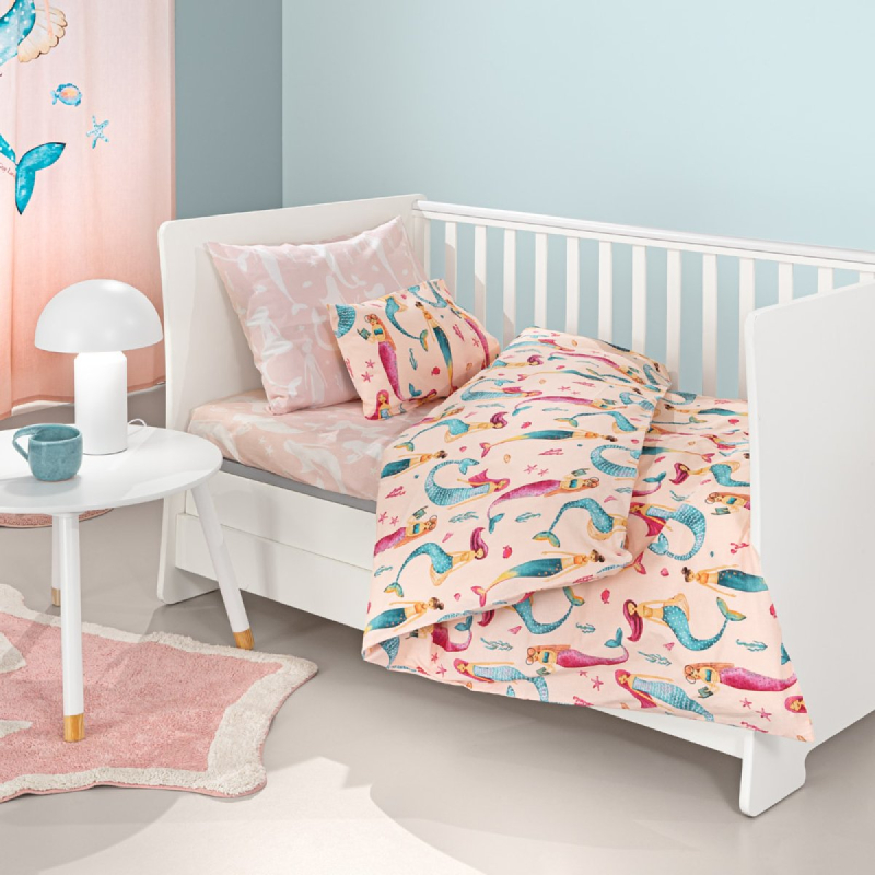 Σεντόνια Κούνιας (Σετ) Guy Laroche Merida Salmon