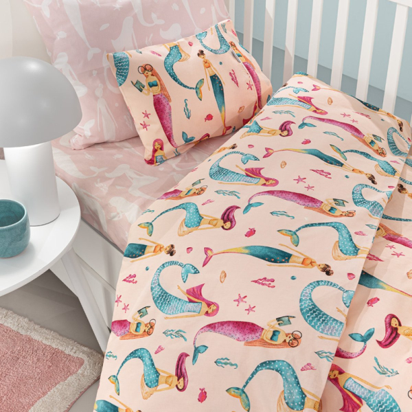 Σεντόνια Κούνιας (Σετ) Guy Laroche Merida Salmon