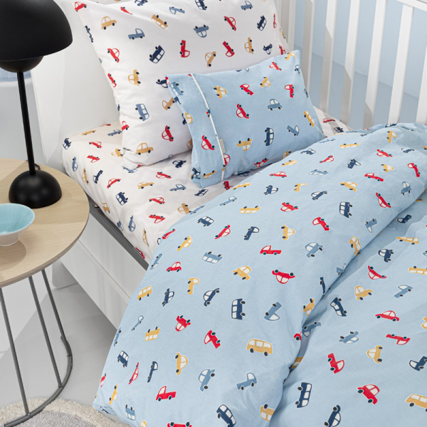 Σεντόνια Κούνιας (Σετ) Guy Laroche Roadtrip Sky