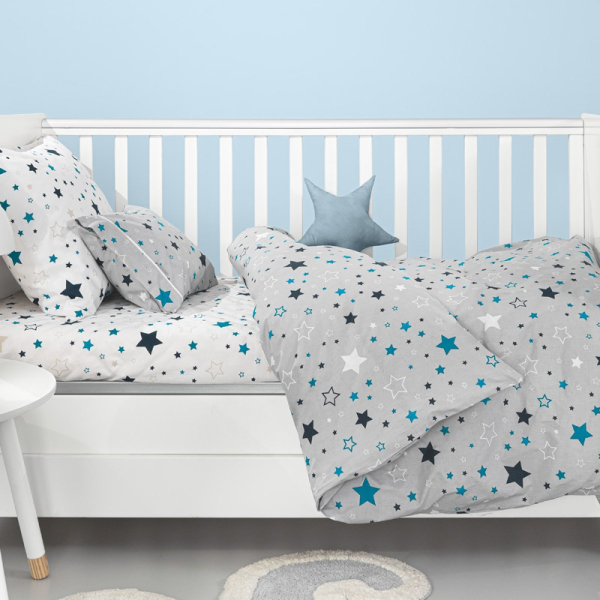 Σεντόνια Κούνιας (Σετ) Guy Laroche Starland Silver