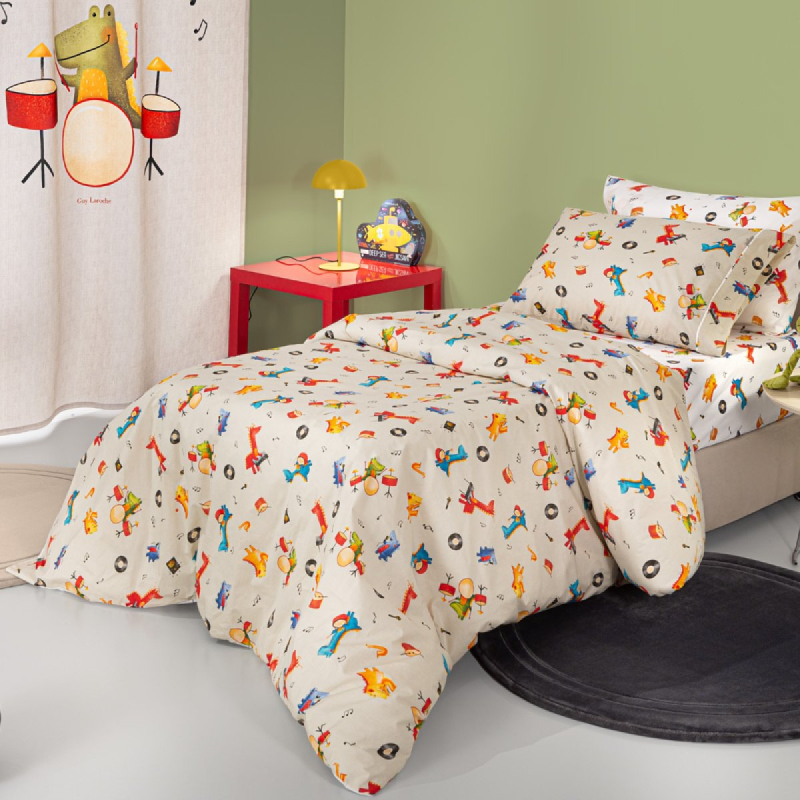 Σεντόνια Μονά (Σετ) Guy Laroche Band Natural