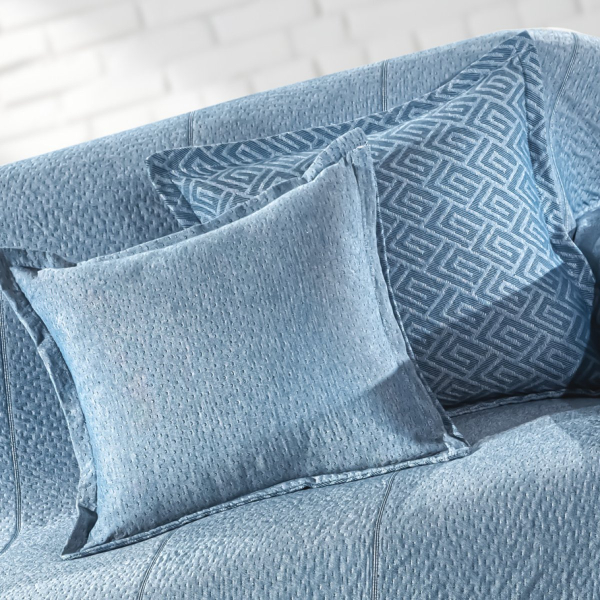Διακοσμητική Μαξιλαροθήκη 2 Όψεων (40x40) Guy Laroche Soho Denim