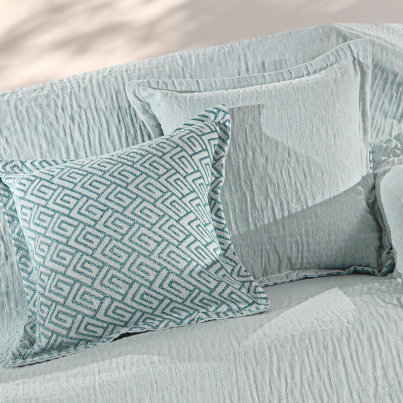 Διακοσμητική Μαξιλαροθήκη 2 Όψεων (40x40) Guy Laroche Moreno Aqua