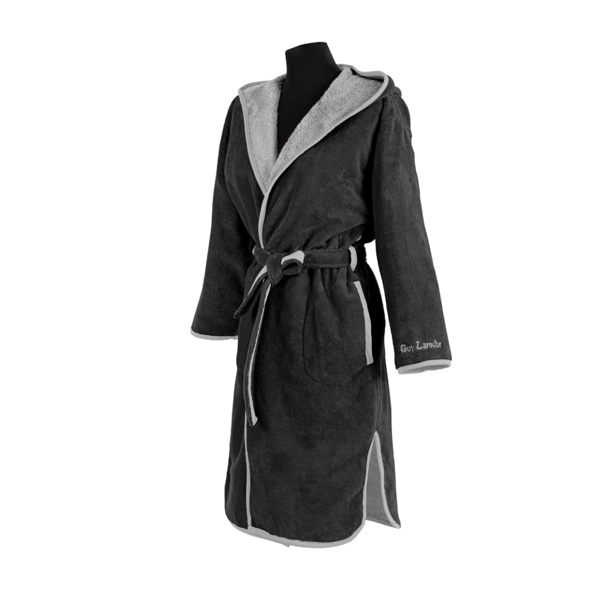 Μπουρνούζι Guy Laroche New Comfy Black Small Home Λευκά Είδη Μπάνιου Μπουρνούζια Spitishop