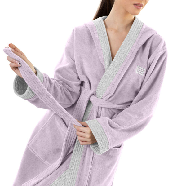 Μπουρνούζι Guy Laroche Monogram Lilac