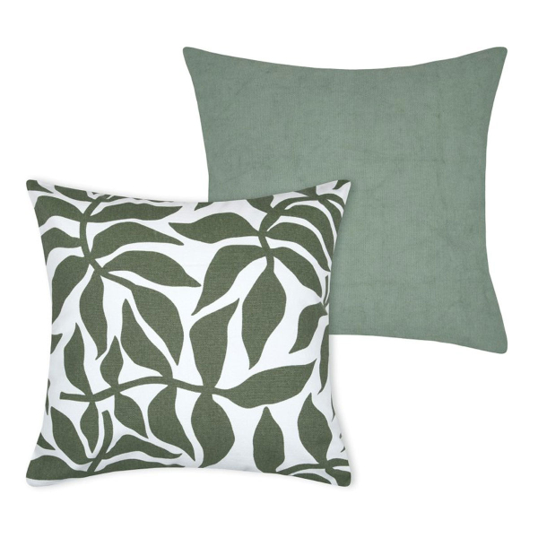 Διακοσμητική Μαξιλαροθήκη 2 Όψεων (40x40) S-F Kamil Vert C0D979001H