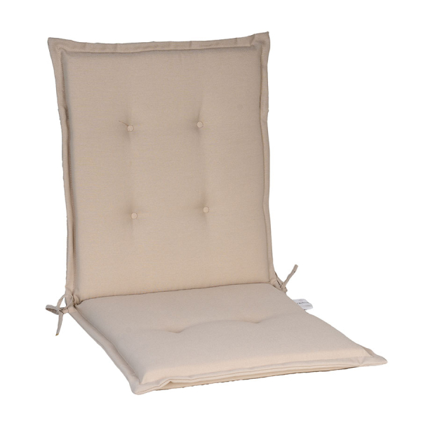 Αδιάβροχο Μαξιλάρι Καρέκλας Με Πλάτη 55cm Ravelia Sole Beige