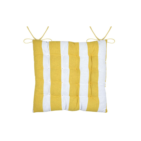 Μαξιλάρι Καρέκλας 2 Όψεων (38x38) S-F Coolvibes Jaune CUE136003GAL
