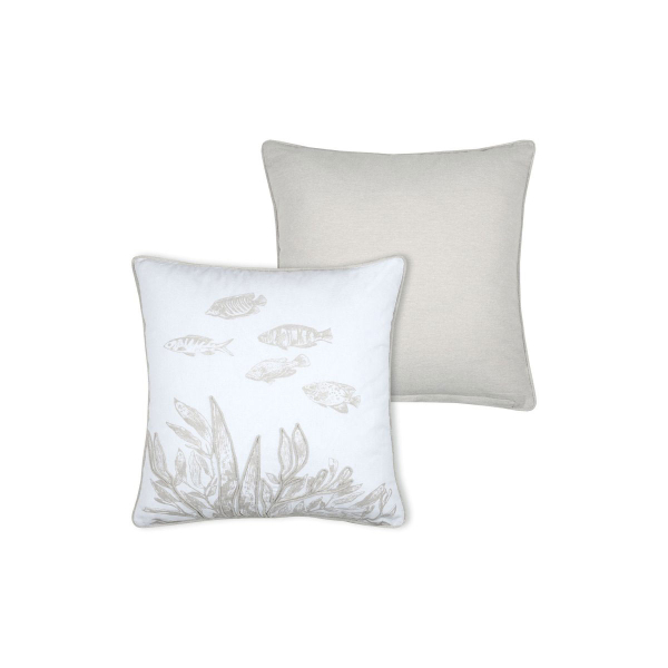 Διακοσμητικό Μαξιλάρι 2 Όψεων (45x45) S-F Azuria Blanc CE097004