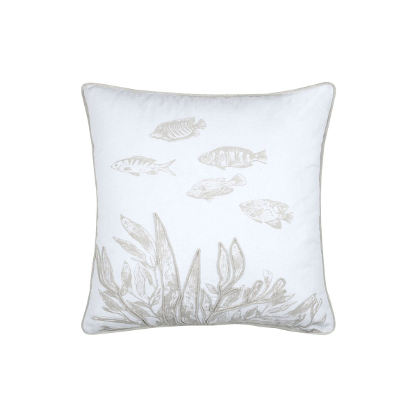 Διακοσμητικό Μαξιλάρι 2 Όψεων (45x45) S-F Azuria Blanc CE097004