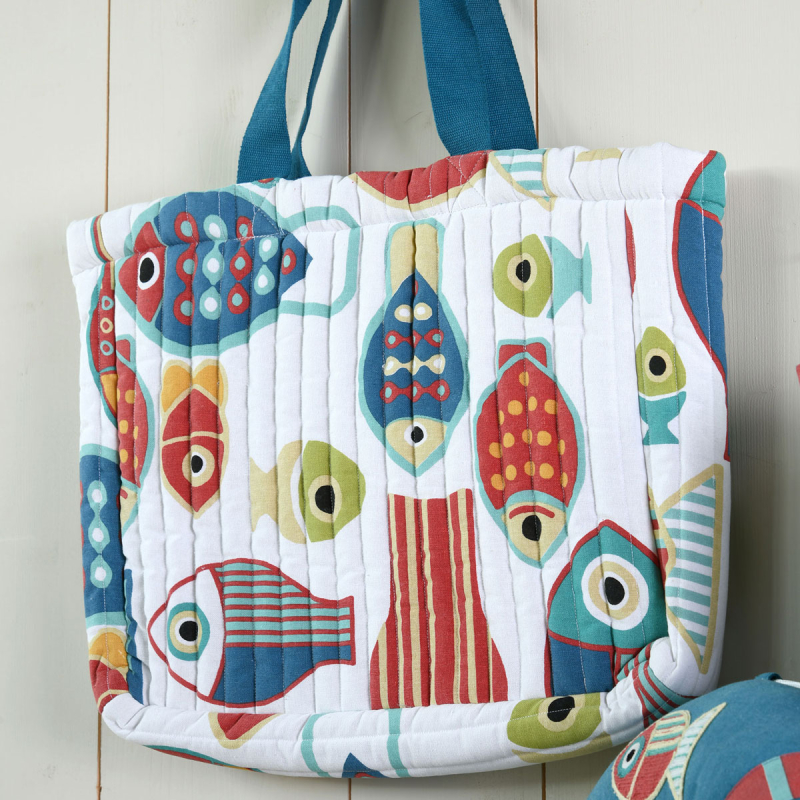 Τσάντα Θαλάσσης (44x10x35) S-F Colorfish Multicolore CE099006