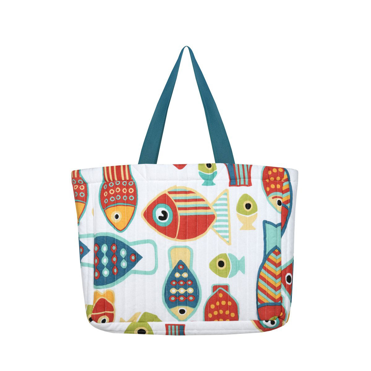Τσάντα Θαλάσσης (44X10X35) S-F Colorfish Multicolore Ce099006 Home Τσάντες Spitishop