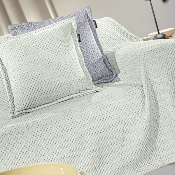 Ριχτάρι Πολυθρόνας (170x150) + Διακοσμητική Μαξιλαροθήκη (40x40+3) Guy Laroche Cooling Verde Με Δροσιστική Τεχνολογία