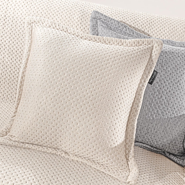 Ριχτάρι Καναπέ Τριθέσιου (170x300) + Διακοσμητική Μαξιλαροθήκη (45x45+3) Guy Laroche Cooling Natural Με Δροσιστική Τεχνολογία