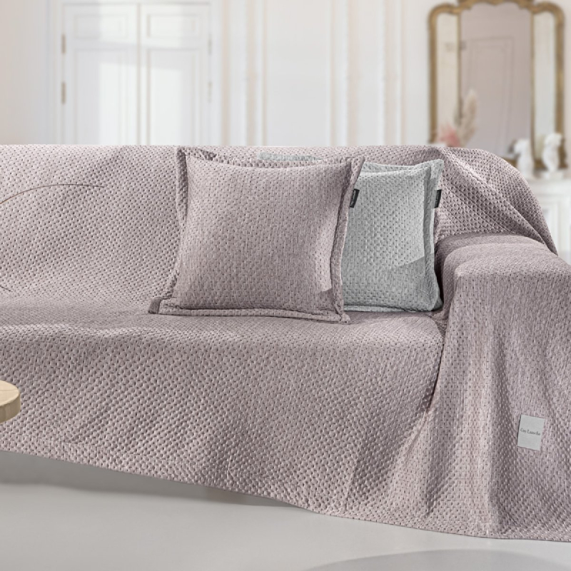 Ριχτάρι Καναπέ Τετραθέσιου (170x350) + Διακοσμητική Μαξιλαροθήκη (45x45+3) Guy Laroche Cooling Puro Με Δροσιστική Τεχνολογία