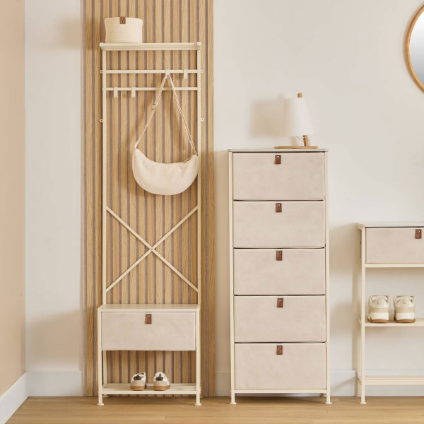 Έπιπλο Εισόδου (45x30x160) F-V Tissa Beige 212723B