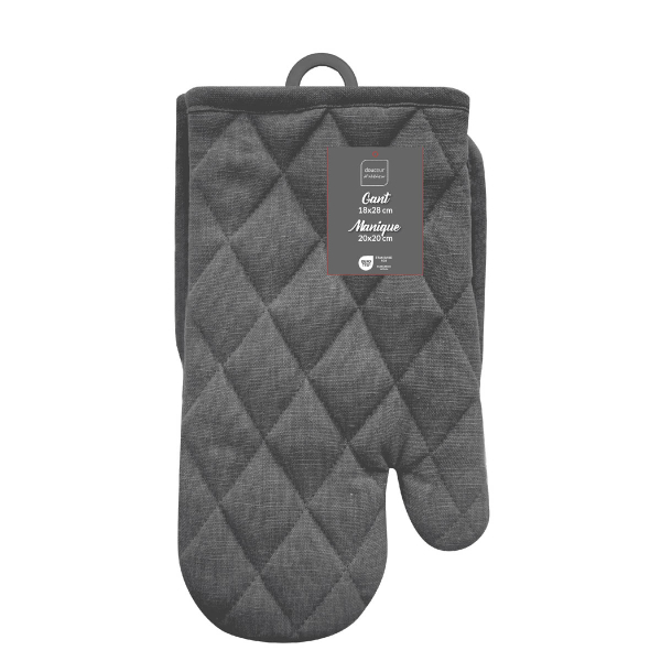 Γάντι + Πιάστρα Κουζίνας (Σετ) L-C Gourmet Anthracite 1731405