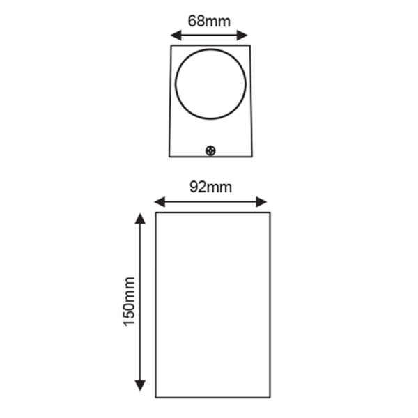 Απλίκα LED Εξωτερικού Χώρου Aca Vita-L LG2204G