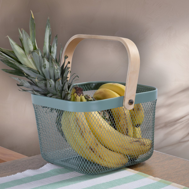 Καλάθι Ψωμιού (24x24x17) Nef-Nef Homeware Vista Green