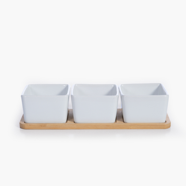 Ορντεβιέρα Σερβιρίσματος 3 Θέσεων (26.6x9.6x17.8) Nef-Nef Homeware Sage White