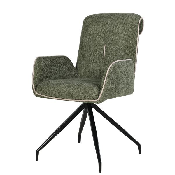 Περιστρεφόμενη Καρέκλα Τραπεζαρίας (66x58x90) Spitishop Cypress Green