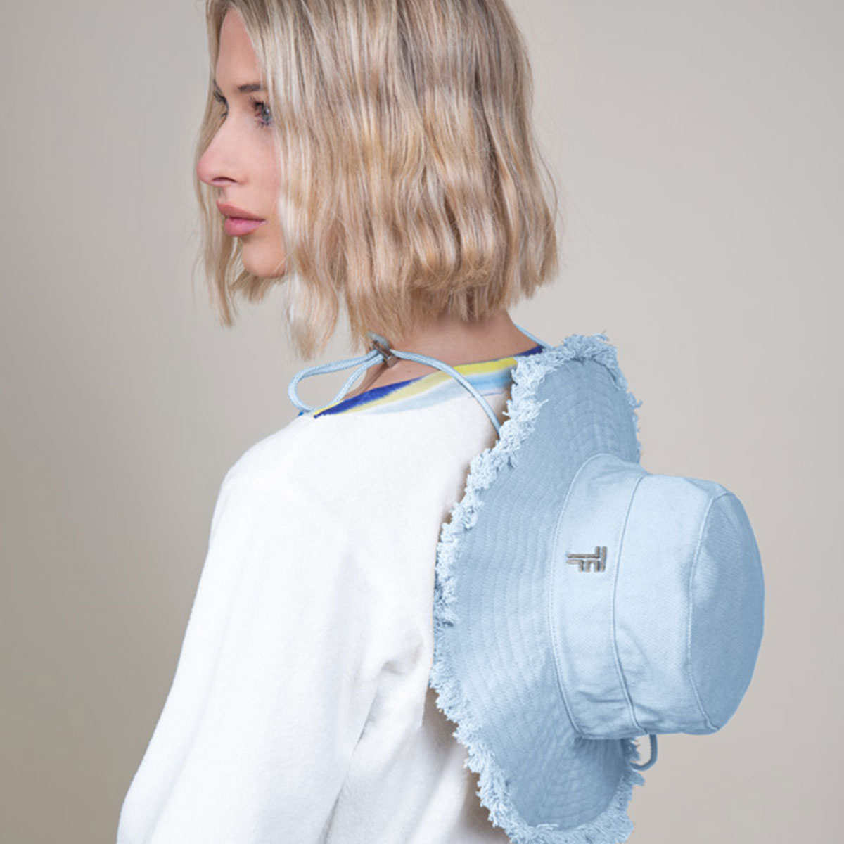 Καπέλο Bucket Feel Touch Caribbean Ciel Home Θαλάσσης Spitishop