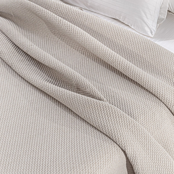 Κουβερτόριο Υπέρδιπλο (245x260) Guy Laroche Slalom Linen