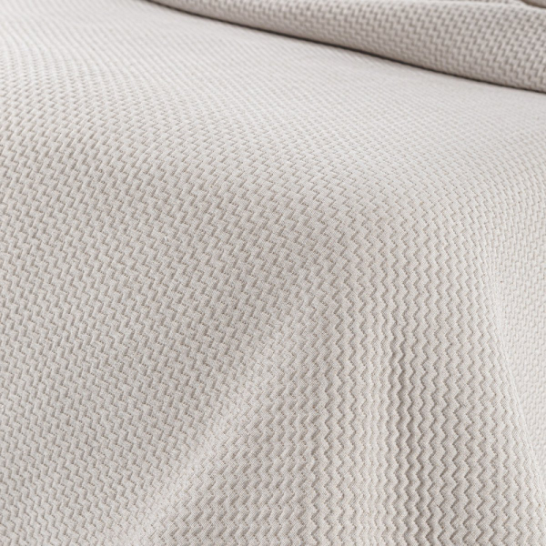 Κουβερτόριο Υπέρδιπλο (245x260) Guy Laroche Slalom Ivory