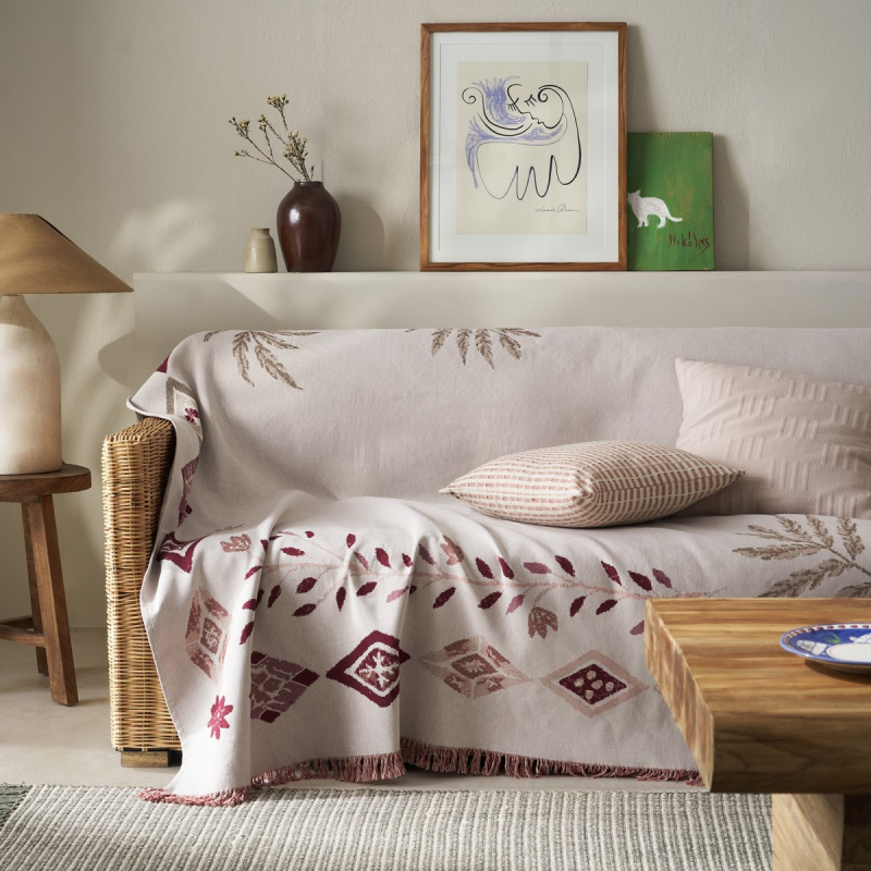 Ριχτάρι Καναπέ Διθέσιου (180x210) Gofis Home Ishara Garden Green 573/07