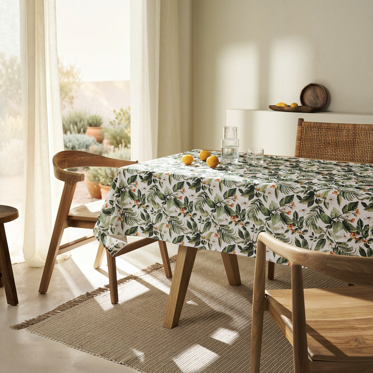 Αλέκιαστο Τραπεζομάντηλο (135X135) Gofis Home Myriel 575 Λευκά Είδη Κουζίνας & Τραπεζαρίας Τραπεζομάντηλα Spitishop