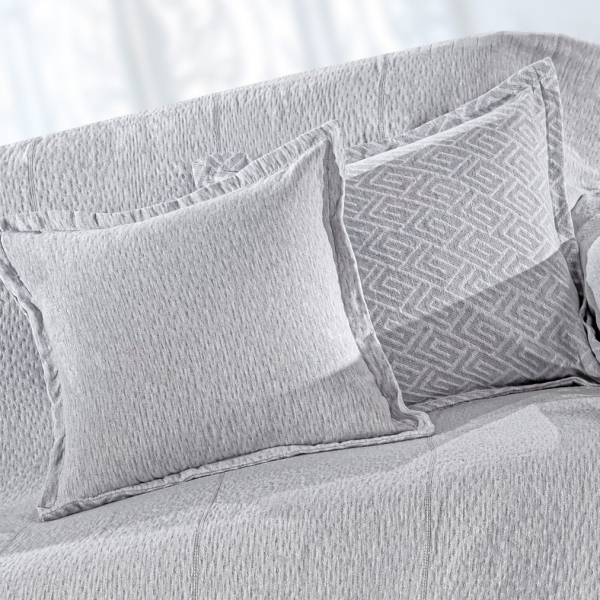 Διακοσμητική Μαξιλαροθήκη 2 Όψεων (40x40) Guy Laroche Soho Silver