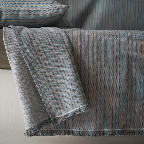 Ριχτάρι Πολυθρόνας (180x180) Gofis Home Nymeria Jean Blue 574/01