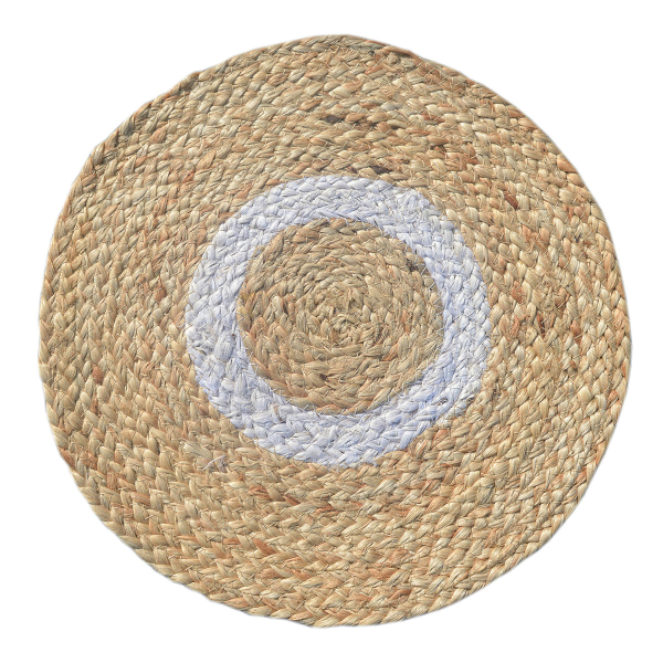 Σουπλά (Φ30) Pol Rugs & Mat Natural Jute White