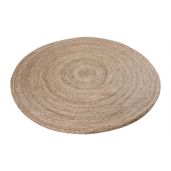 Στρογγυλό Χαλί All Season (Φ100) Pol Rugs & Mats Jute Grey Natural