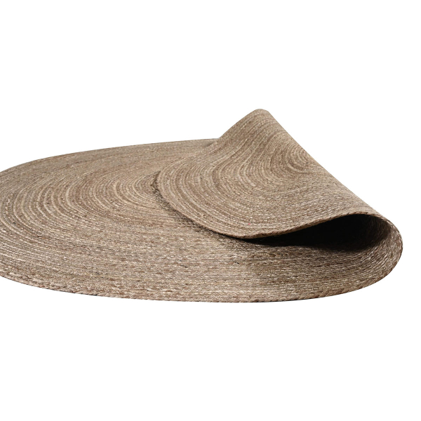 Στρογγυλό Χαλί All Season (Φ100) Pol Rugs & Mats Jute Grey Natural