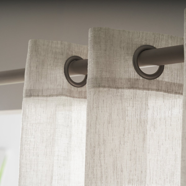 Κουρτίνα (200x280) Με Τρουκς Gofis Home Combe Cloud Grey 502/01